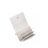 Brandon Blackwood Wallets>Accordion Card Case White Leather