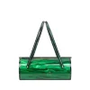 Brandon Blackwood Top Handle Bags>Acrylic Basket Bag Green Marble