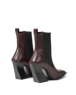 Brandon Blackwood Boots>Ani Boot Burgundy Leather