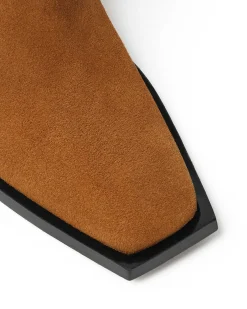 Brandon Blackwood Boots>Ani Boot Cognac Suede