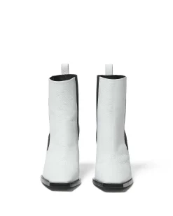 Brandon Blackwood Boots>Ani Boot White Leather