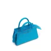 Brandon Blackwood Crossbody Bags>Arlen Bag Blue Suede