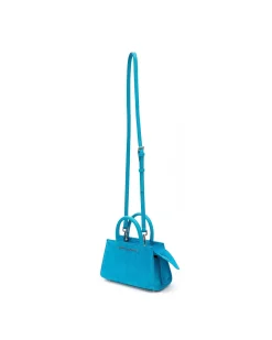 Brandon Blackwood Crossbody Bags>Arlen Bag Blue Suede