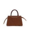 Brandon Blackwood Crossbody Bags>Arlen Bag Brown Suede
