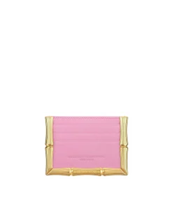 Brandon Blackwood Cardholders>Bamboo B Card Holder Pink