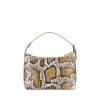 Brandon Blackwood Shoulder Bags>Cortni Bag Yellow Spotted Snakeskin