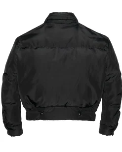 Brandon Blackwood Outerwear>Cropped Puffer Black Nylon