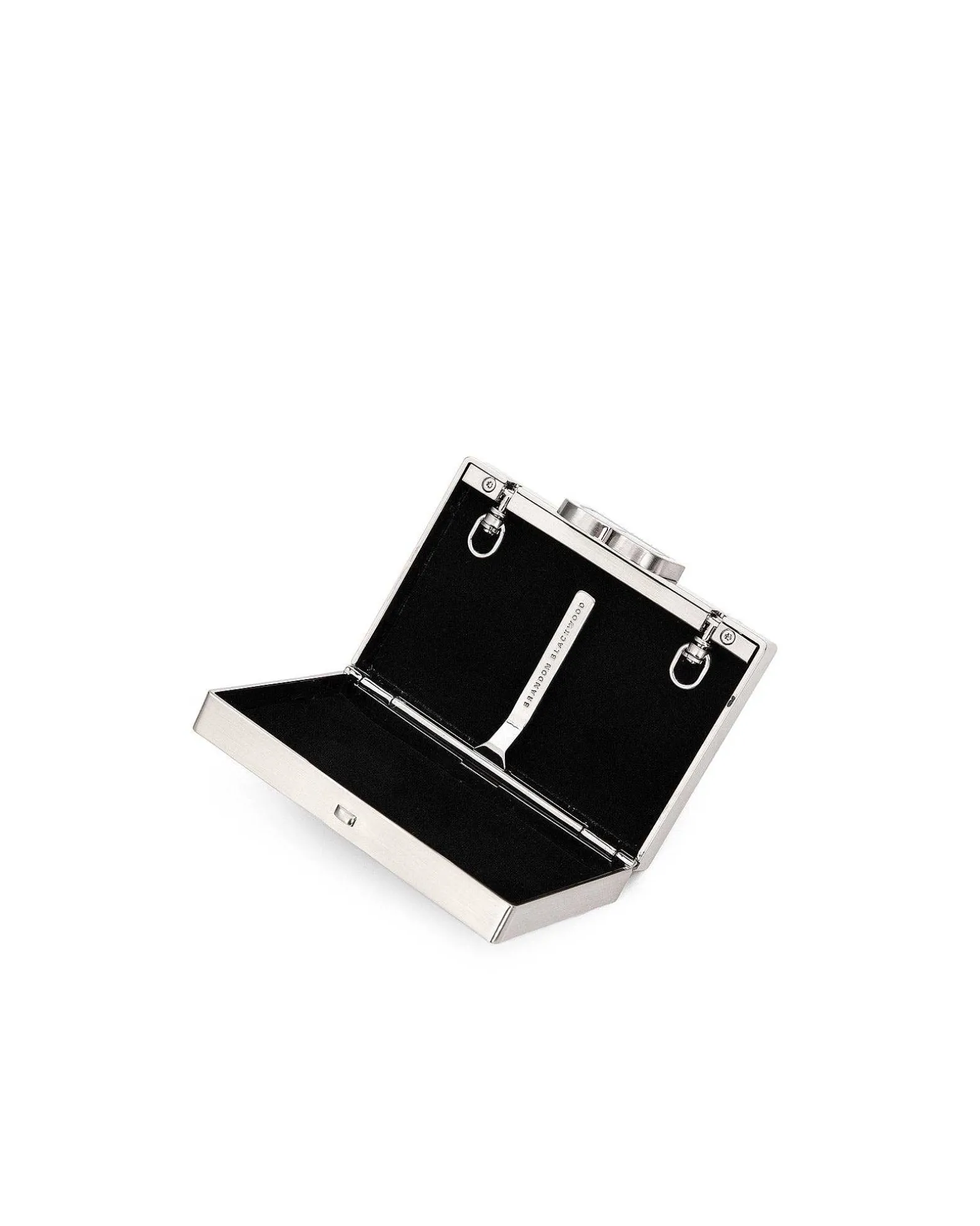 Brandon Blackwood Wallets>Crystal Card Case Sapphire Crystal