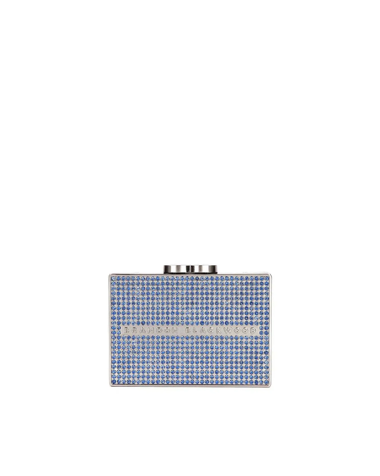 Brandon Blackwood Wallets>Crystal Card Case Sapphire Crystal