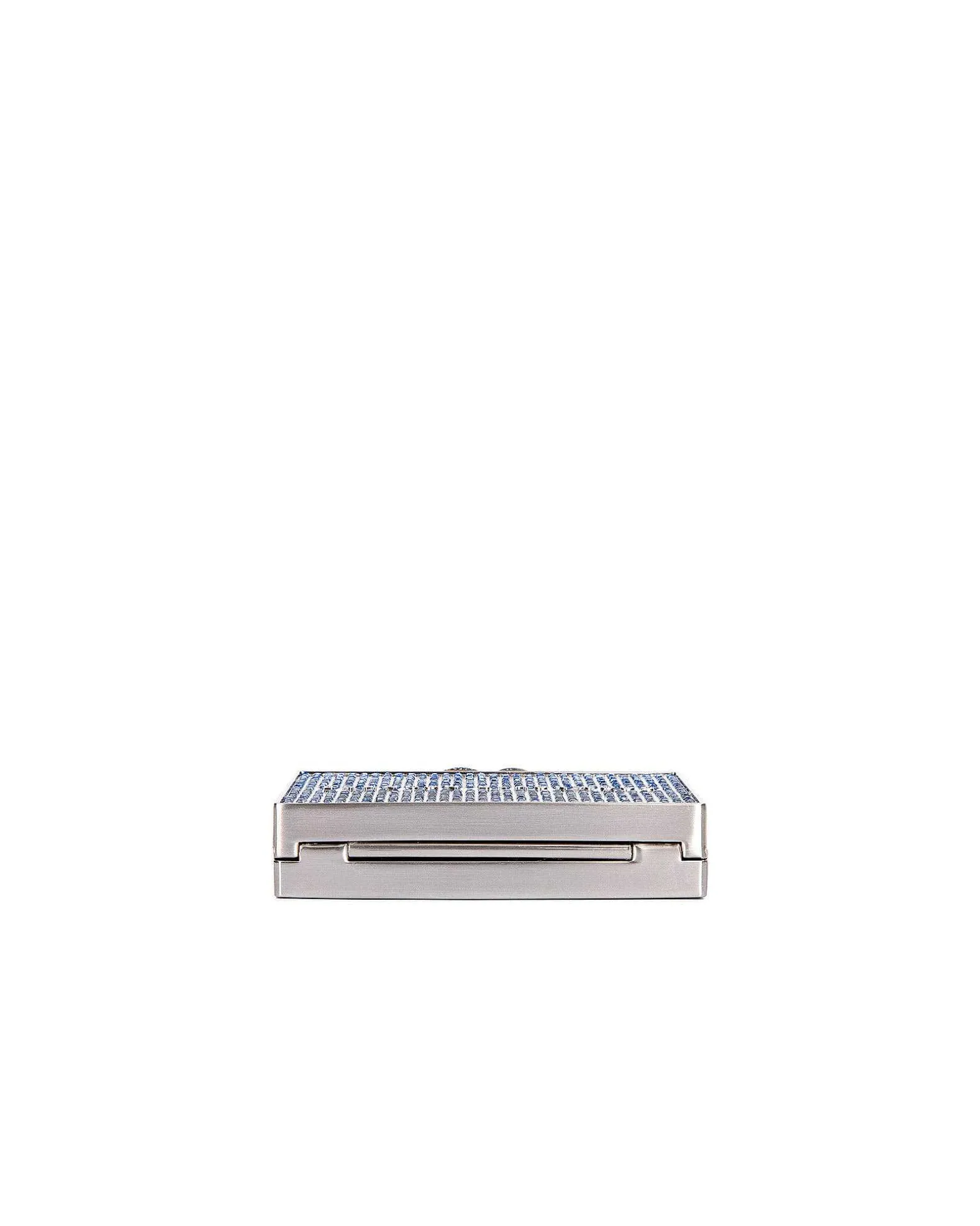 Brandon Blackwood Wallets>Crystal Card Case Sapphire Crystal