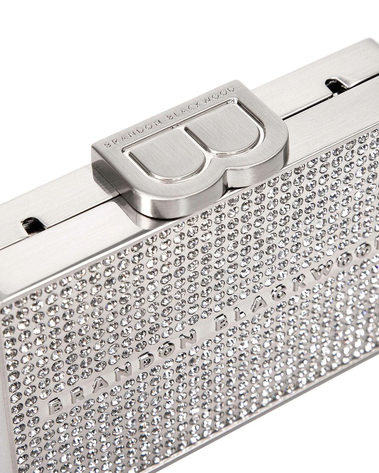 Brandon Blackwood Wallets>Crystal Card Case Clear Crystal