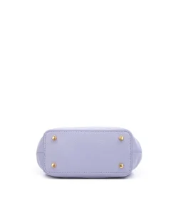 Brandon Blackwood Crossbody Bags>Elizabeth Doctor Bag Soft Purple Leather