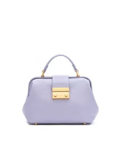 Brandon Blackwood Crossbody Bags>Elizabeth Doctor Bag Soft Purple Leather
