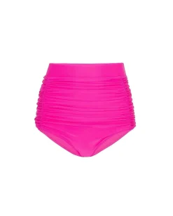 Brandon Blackwood Bottoms>High-Waist Swim Bottom Hot Pink