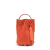 Brandon Blackwood Crossbody Bags>Kamal Bucket Bag Burnt Orange Suede