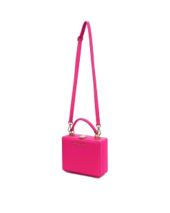 Brandon Blackwood Top Handle Bags>Kendrick Trunk Bright Fuchsia Nylon