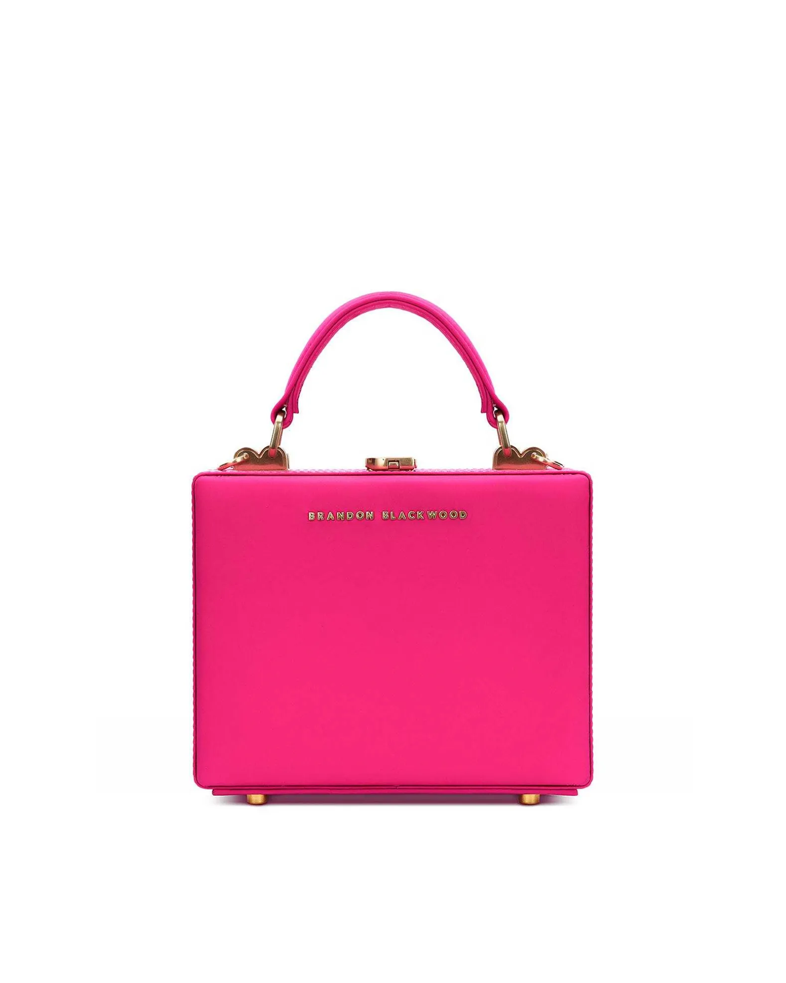 Brandon Blackwood Top Handle Bags>Kendrick Trunk Bright Fuchsia Nylon