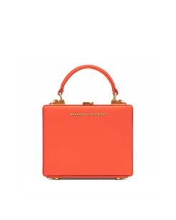 Brandon Blackwood Top Handle Bags>Kendrick Trunk Burnt Orange Nylon