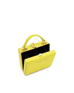 Brandon Blackwood Top Handle Bags>Kendrick Trunk Yellow Green Nylon
