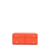 Brandon Blackwood Top Handle Bags>Kendrick Trunk Burnt Orange Leather