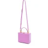 Brandon Blackwood Top Handle Bags>Kendrick Trunk Light Purple Leather W/Brass Hardware