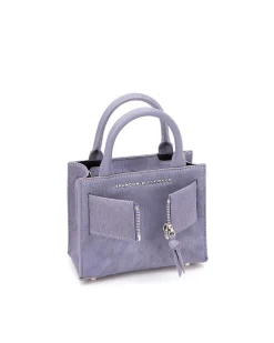 Brandon Blackwood Crossbody Bags>Kuei Bag Purple Ponyhair