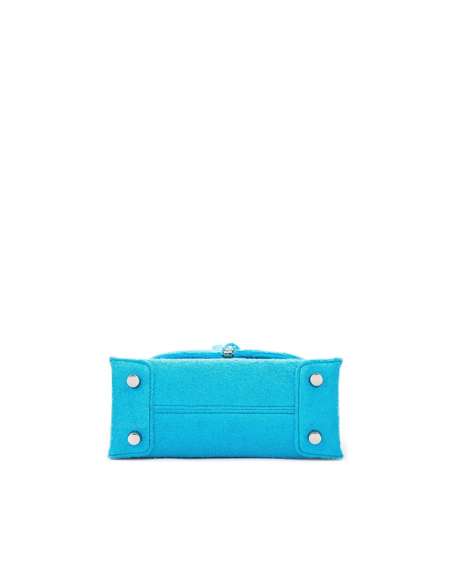 Brandon Blackwood Crossbody Bags>Kuei Bag Aqua Blue Terrycloth