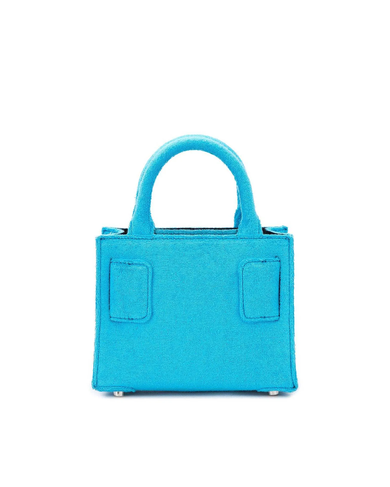 Brandon Blackwood Crossbody Bags>Kuei Bag Aqua Blue Terrycloth