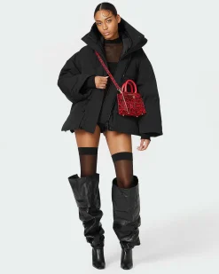 Brandon Blackwood Top Handle Bags>Kuei Bag Red Leopard Ponyhair