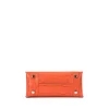 Brandon Blackwood Top Handle Bags>Kuei Bag Orange Croc Embossed Leather