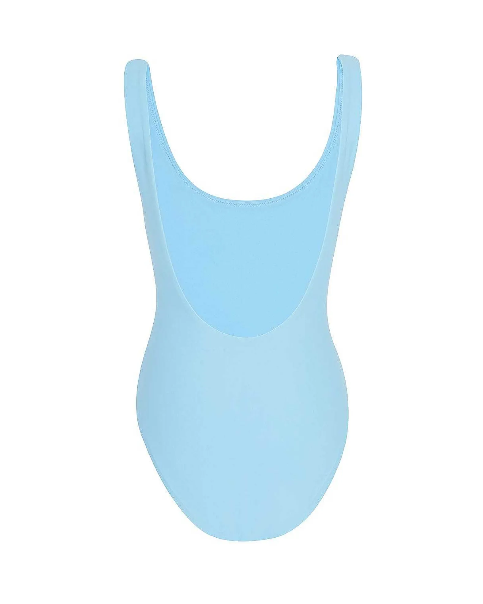Brandon Blackwood One-Piece>Logo One-Piece Swimsuit Baby Blue/Red Logo