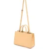 Brandon Blackwood Crossbody Bags>Marcy Ave Tote Beige Leather