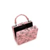 Brandon Blackwood Crossbody Bags>Mini Kendrick Trunk Pink Bandana Vegan Leather