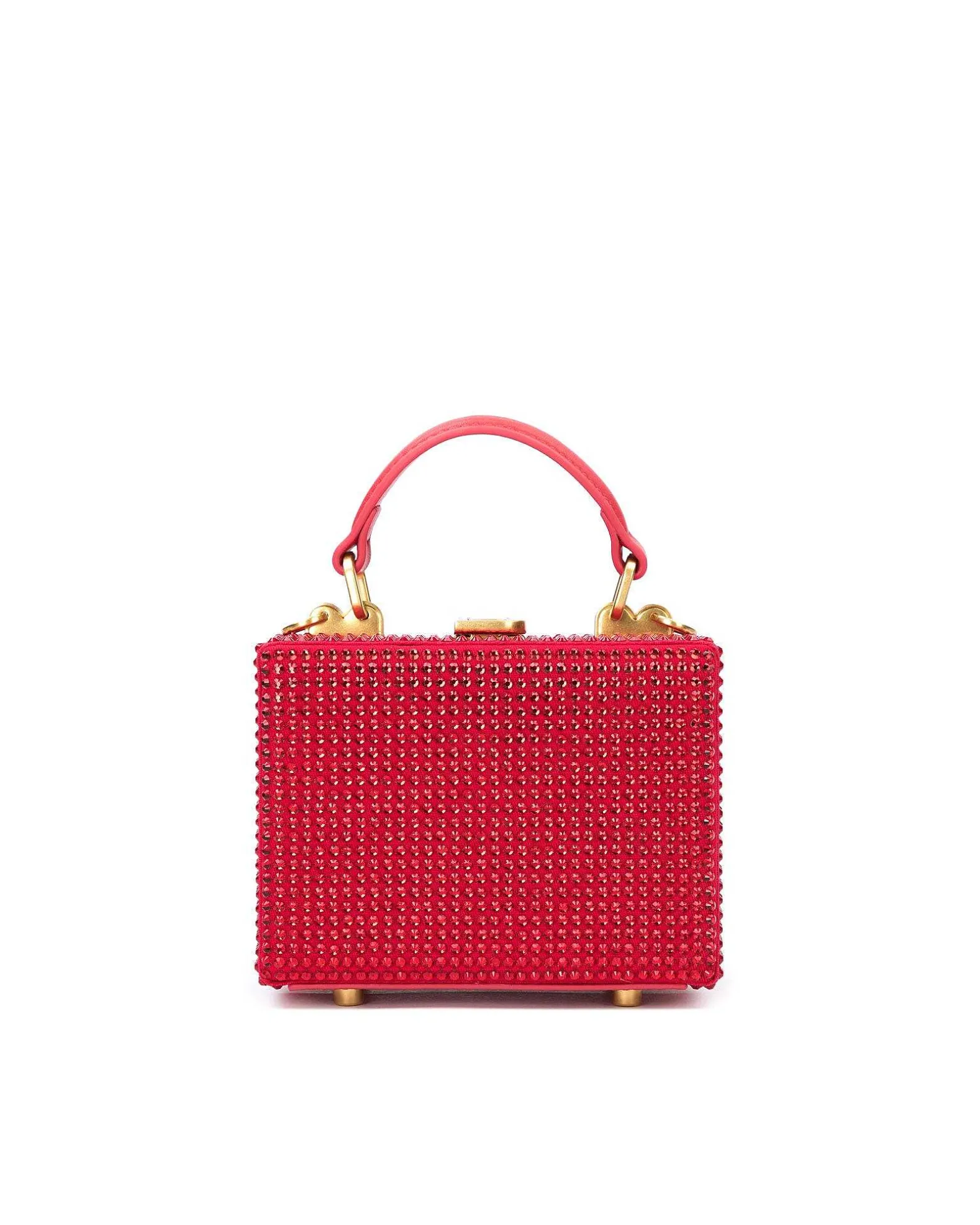 Brandon Blackwood Crossbody Bags>Mini Kendrick Trunk Siam Mini Crystals