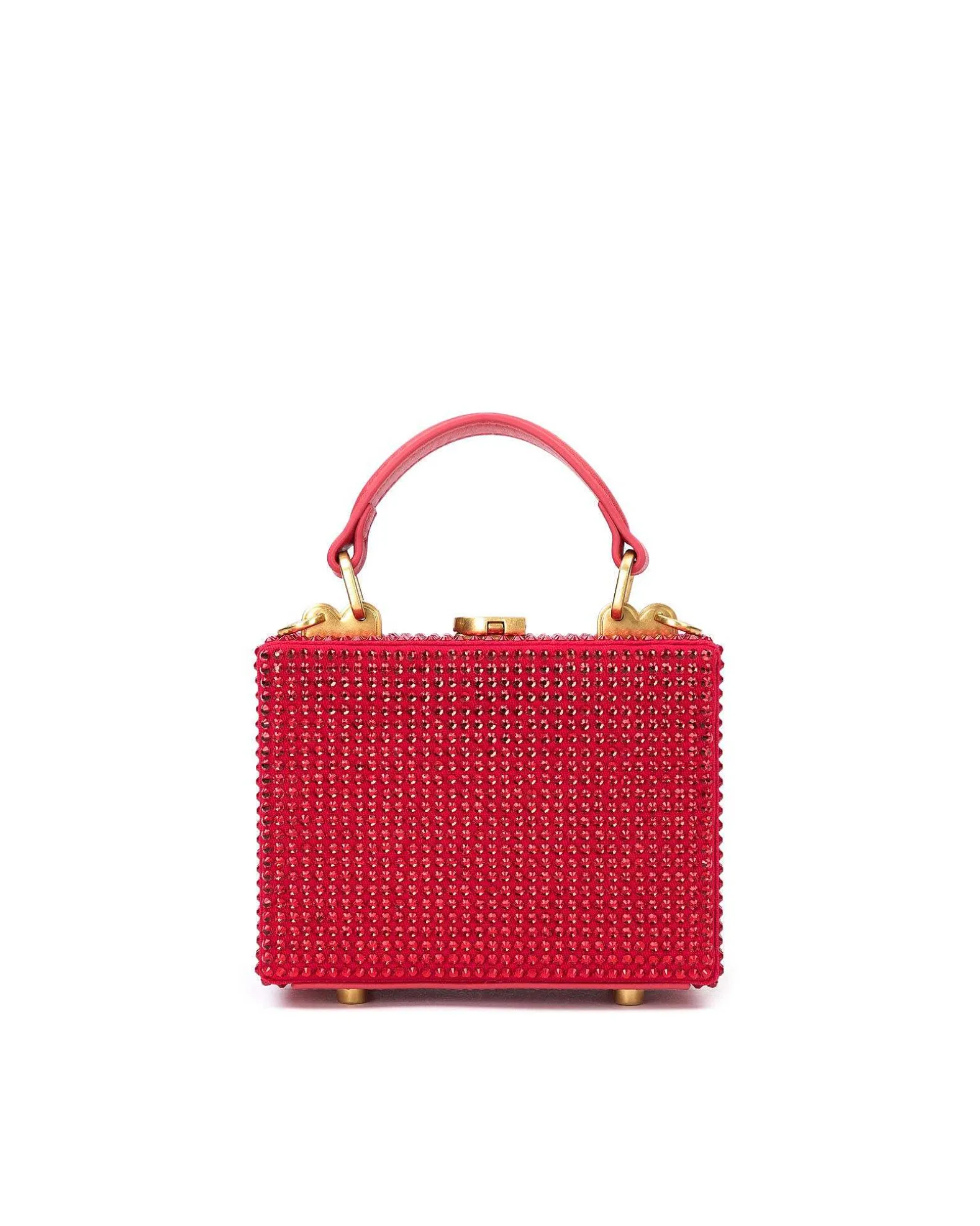 Brandon Blackwood Crossbody Bags>Mini Kendrick Trunk Siam Mini Crystals