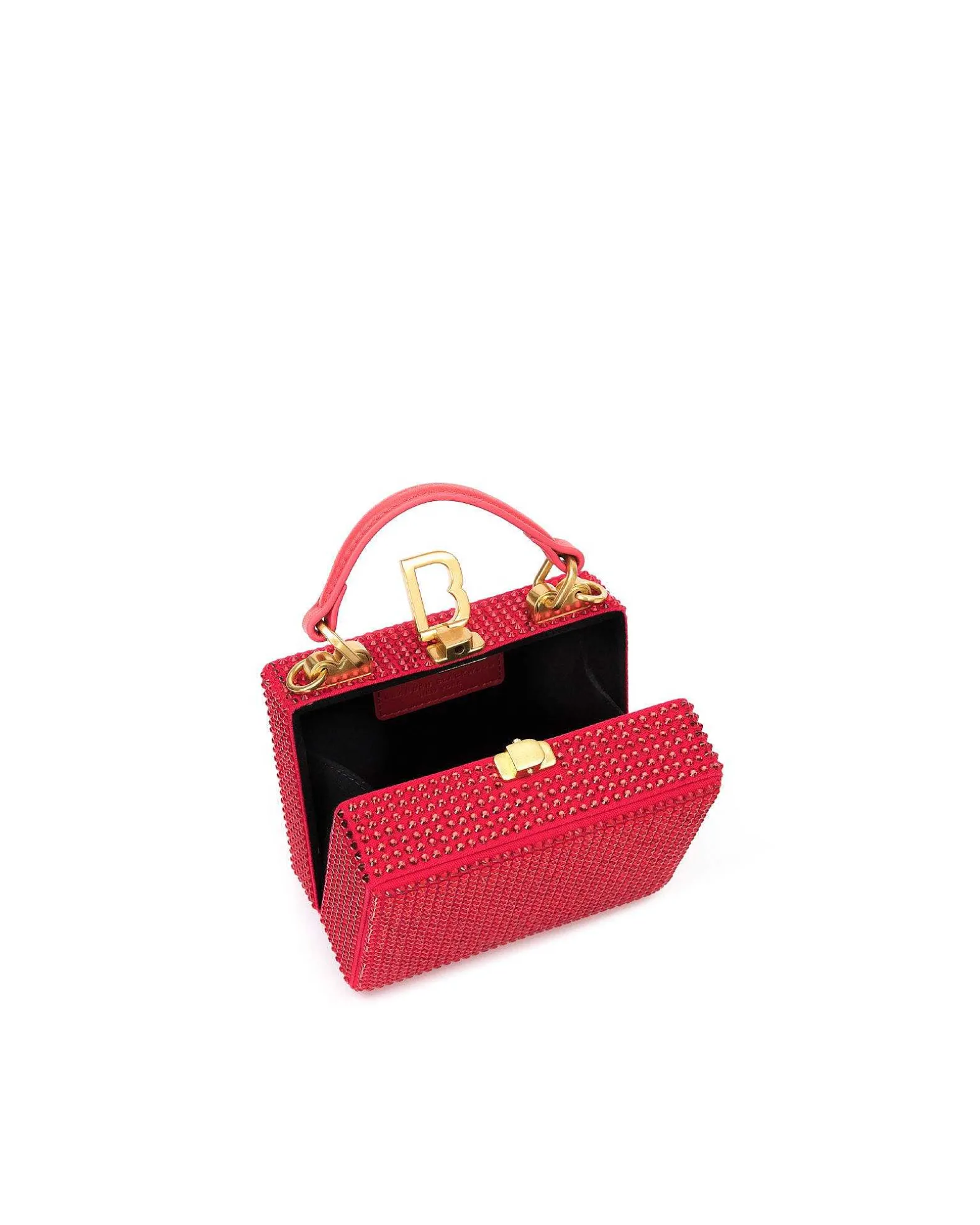 Brandon Blackwood Crossbody Bags>Mini Kendrick Trunk Siam Mini Crystals