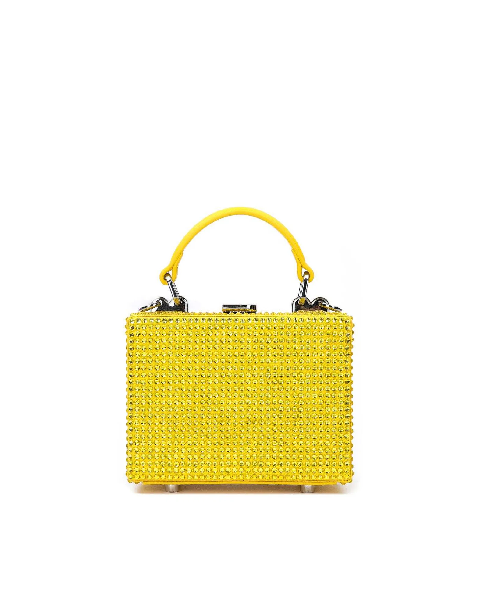 Brandon Blackwood Crossbody Bags>Mini Kendrick Trunk Citrine Mini Crystals