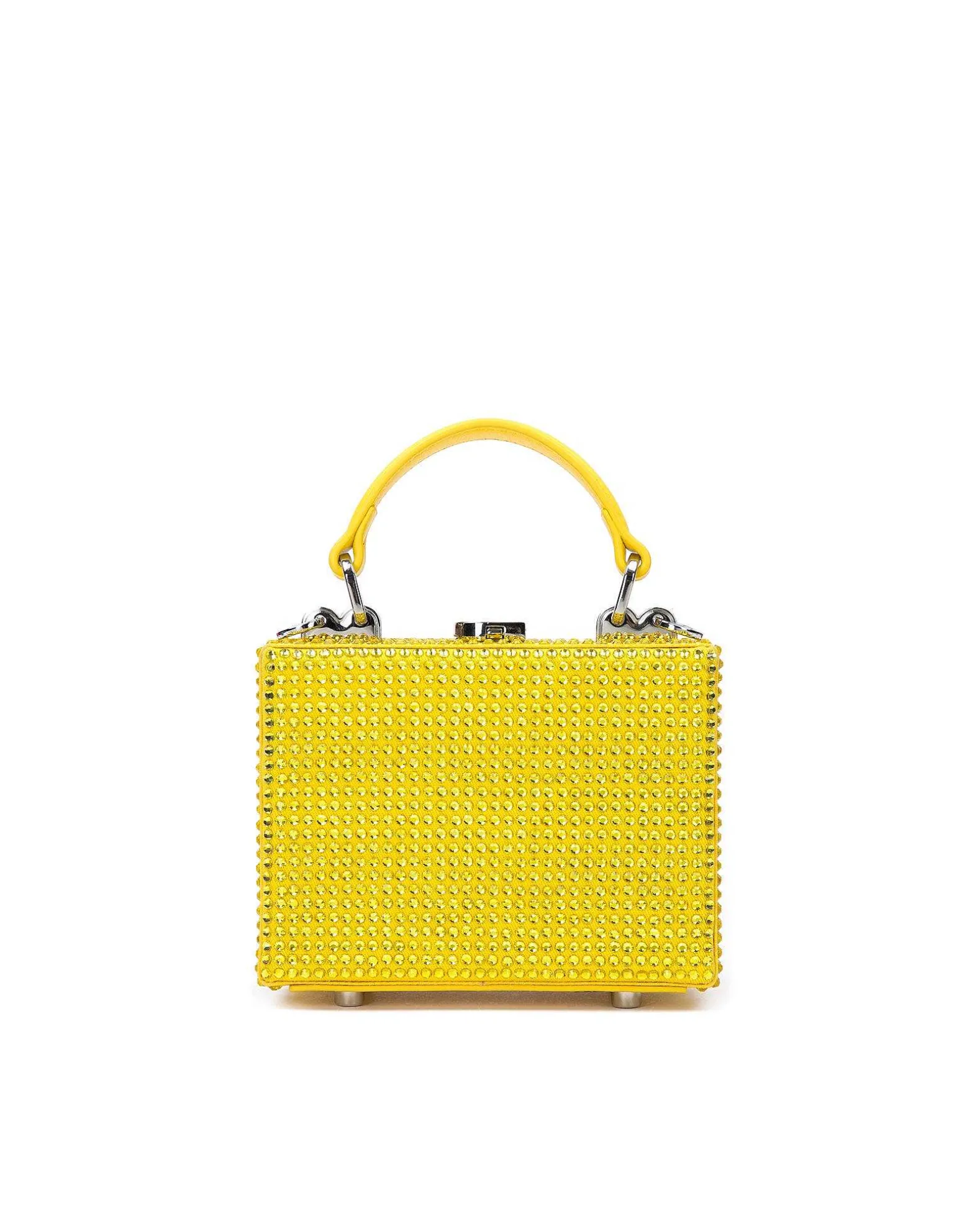 Brandon Blackwood Crossbody Bags>Mini Kendrick Trunk Citrine Mini Crystals