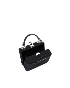 Brandon Blackwood Top Handle Bags>Mini Kendrick Trunk Black Ponyhair