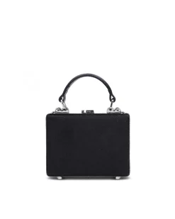 Brandon Blackwood Top Handle Bags>Mini Kendrick Trunk Black Ponyhair