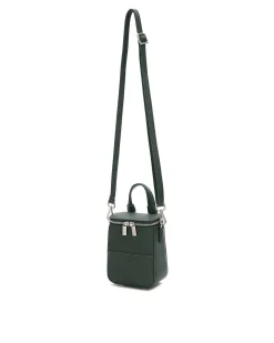 Brandon Blackwood Crossbody Bags>Mini Portmore Green Leather