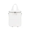 Brandon Blackwood Crossbody Bags>Mini Portmore White Leather