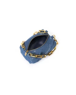 Brandon Blackwood Top Handle Bags>Mini Valentina Bb Logo Denim