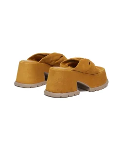 Brandon Blackwood Platforms>Montego Platform Sandal Tan
