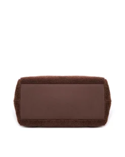 Brandon Blackwood Tote Bags>Morell Tote Brown Shearling