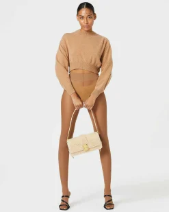 Brandon Blackwood Shoulder Bags>Nia Bag Cream Shearling