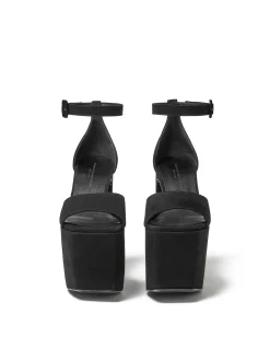 Brandon Blackwood Platforms>Sali Pump Black Suede