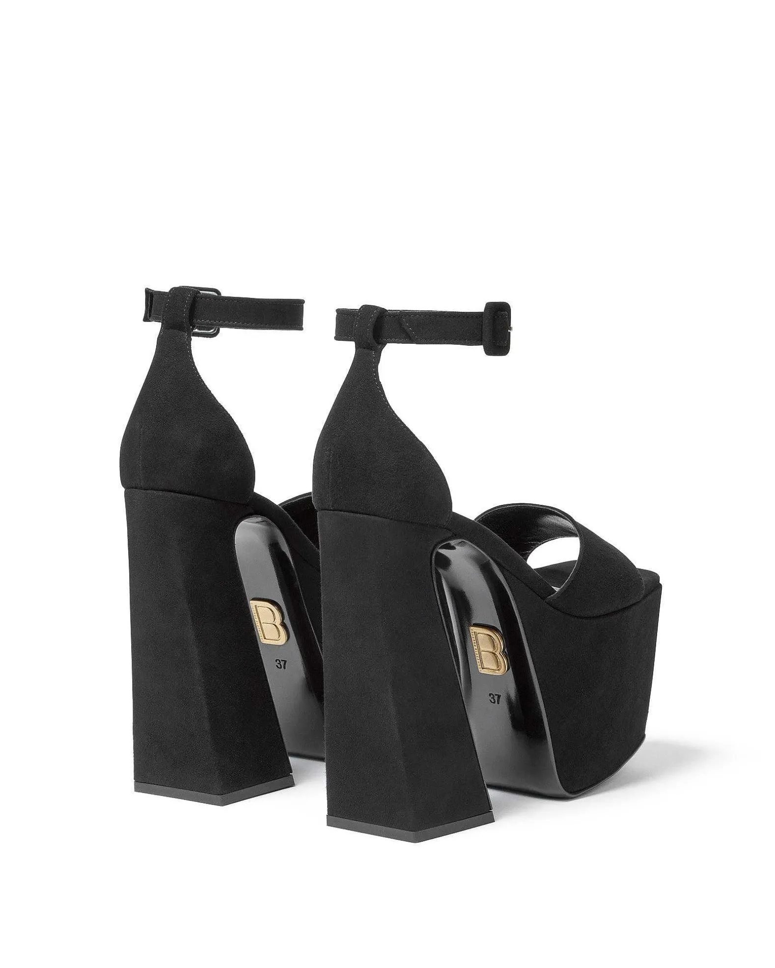 Brandon Blackwood Platforms>Sali Pump Black Suede