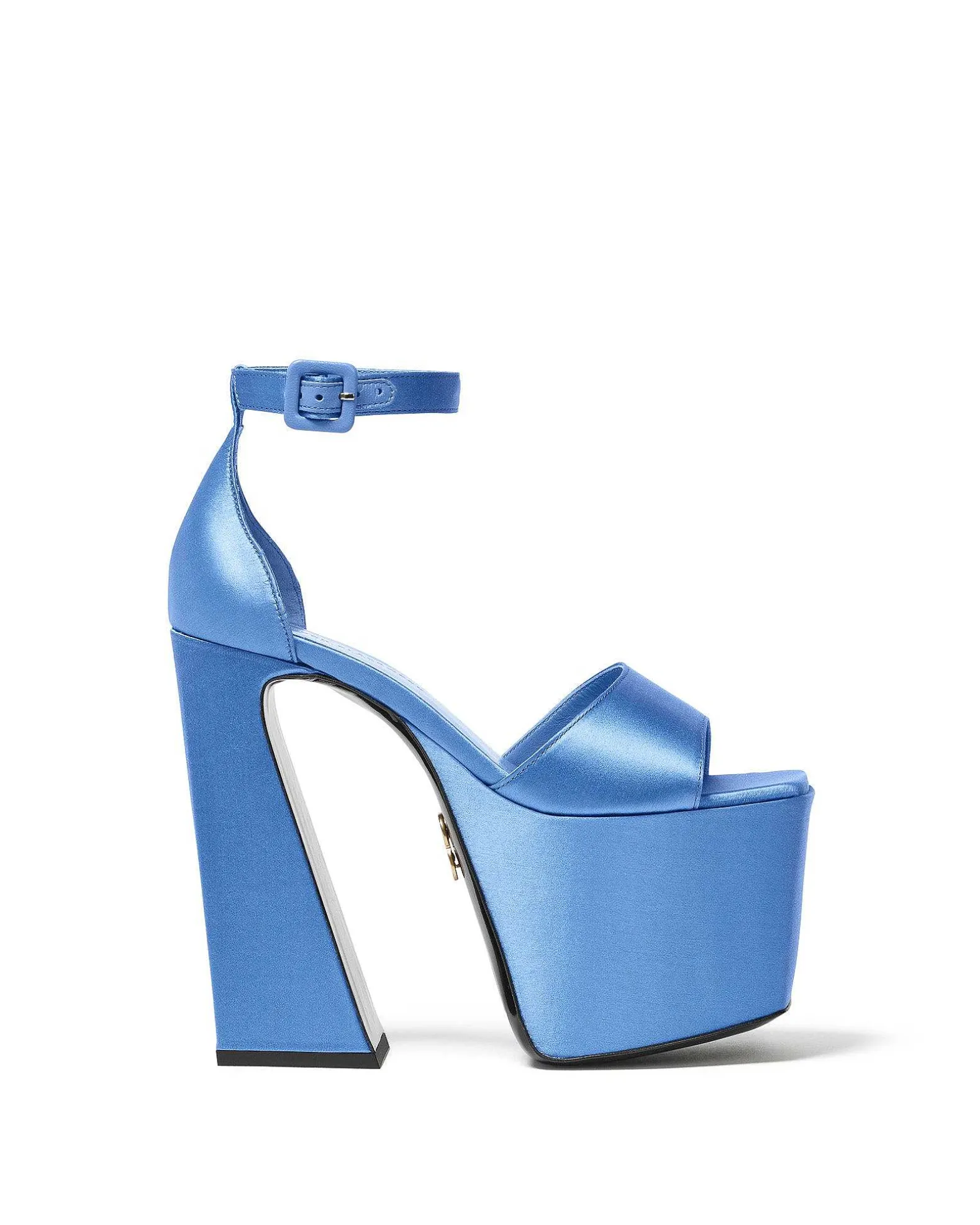 Brandon Blackwood Platforms>Sali Pump Sky Blue Satin