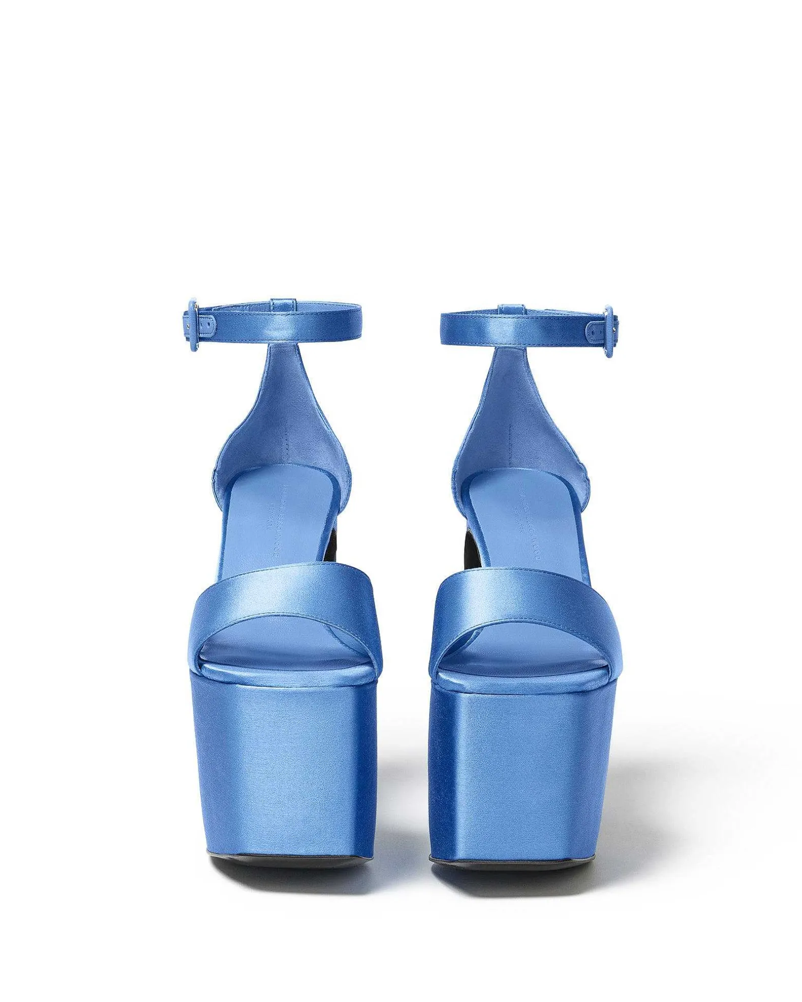 Brandon Blackwood Platforms>Sali Pump Sky Blue Satin